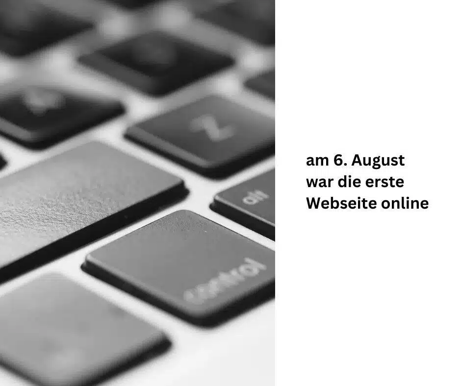 Geschichte – Die erste Webseite der Welt
